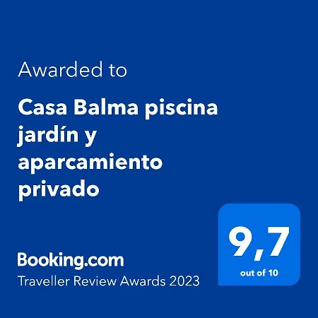 Casa Balma Piscina Jardin Y Aparcamiento Privado *
